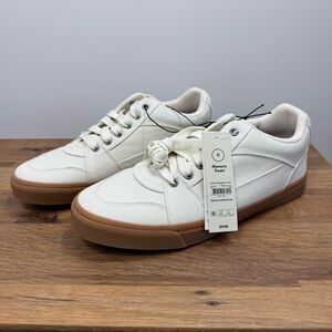 NWT No Boundaries Canvas Skate 2.0 Low Top White Mens Laced Sneakers Size 12